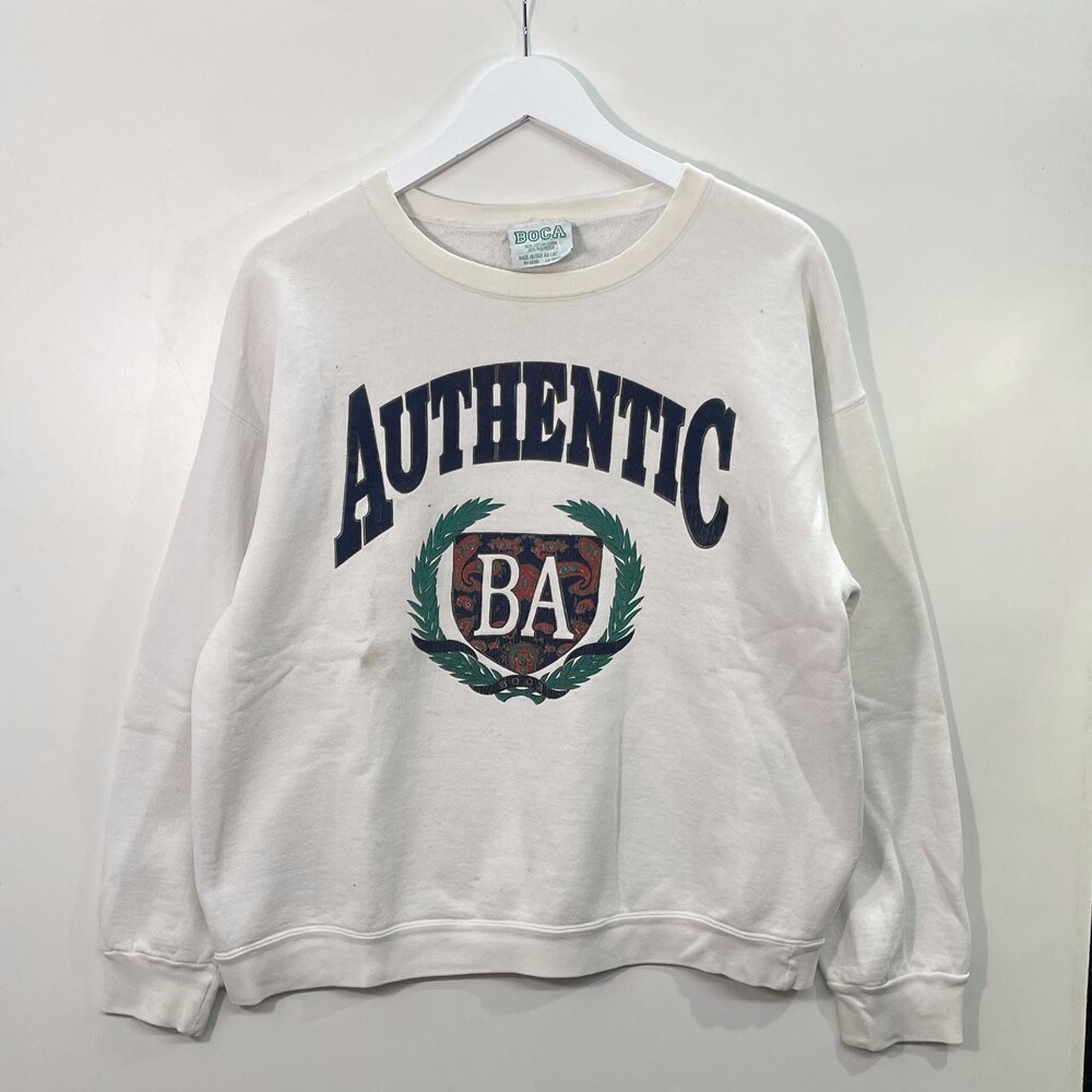 Authentic Boca Sweatshirt Measurements Chest 71 D 6